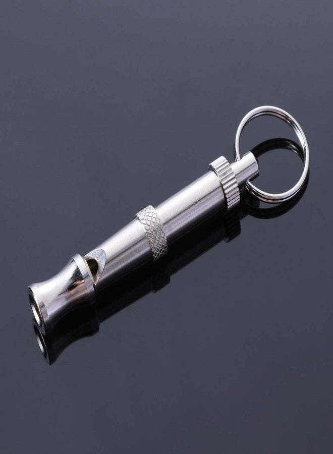 KsPups Durable Heavy Duty Metal Pet Whistle Ultrasonic Sound Whistle Training Accessories Ideal for Dogs and Puppies (Pack of 2 Piece, Silver) - Image 3